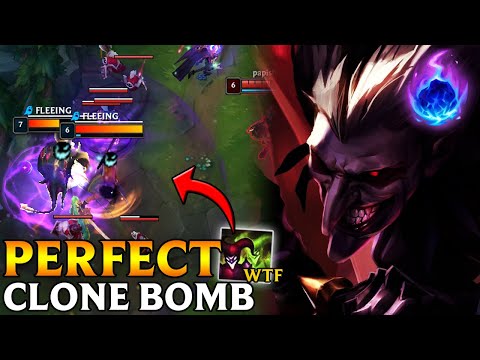 Shaco Clone Bomb instantly ends the gank... (PERFECT ULT)