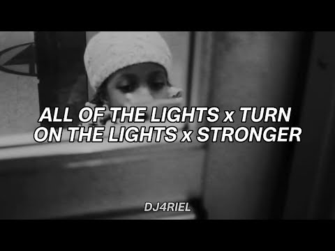 Kanye West x Fred Again.. & SHM - All of the Lights x Turn on the Lights x Stronger (dj4riel Mashup)