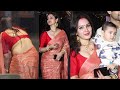 RED HOT Pooja Banerjee With Family First Appearance After Secend Marriage Snapped At Airport
