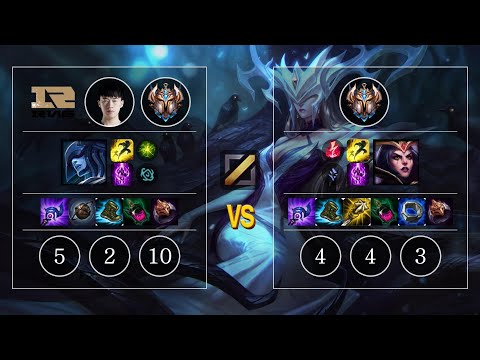 RNG Xiaohu Lissandra vs LeBlanc Mid - KR Challenger Patch 10.10
