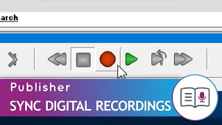 Learn Dolphin Publisher  Synchronising digital recordings with on screen text