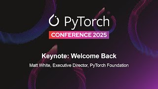 Keynote: Welcome Back - Matt White, with Special Guest Joe Spisak, Met