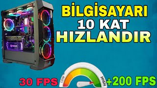 Bilgisayar Hızlandırma ve En İyi Oyun FPS Ayarları GÜNCEL