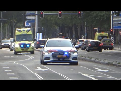 [VTB!] naar het EMC in Rotterdam vanuit Gouda 2X ￼Politie motor, Audi A6, B Klasse