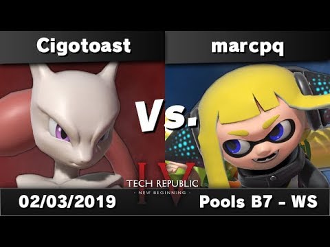 [Tech Republic IV] Cigotoast (Mewtwo) vs marcpq (Inkling) - Pools B7 WS