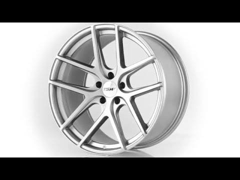TSW Alloy Wheels - Geneva in Titanium Silver