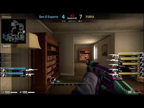 Pov VINI (27/19) CS GO DEMO - INFERNO - 16 FURIA VS 10 GEN.G (ESL One Cologne 22/08/2020)