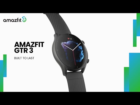 Išmanusis laikrodis Amazfit GTR 3 Pro, Juodos spalvos video
