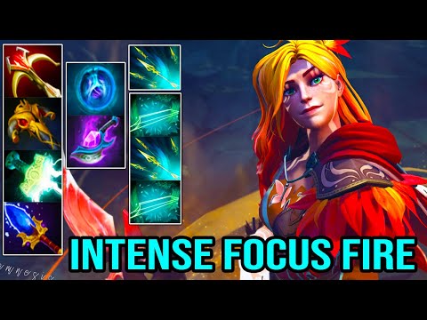 INTENSE FOCUS FIRE [ WindRanger ] DOTA 2 GAMEPLAY