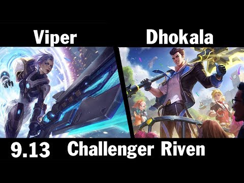 [ Viper ] Riven vs Jayce [ Dhokla ]  Top - Viper Riven Gameplay Patch 9.13