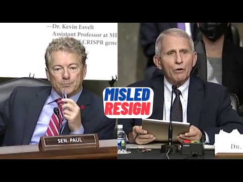 Sen. Rand Paul calls on Dr. Fauci to resign over gain-of-function research 11/4/2021