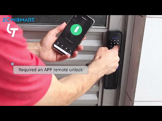 قفل باب الكتروني ذكي