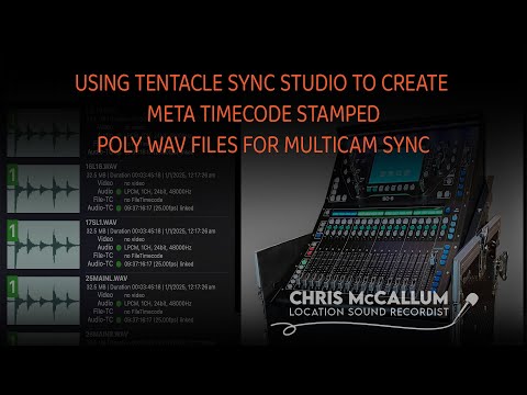 Tentacle Sync Studio transcoding