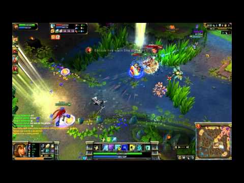 League of Legends - Old Katarina Pentakill (Slow-motion)