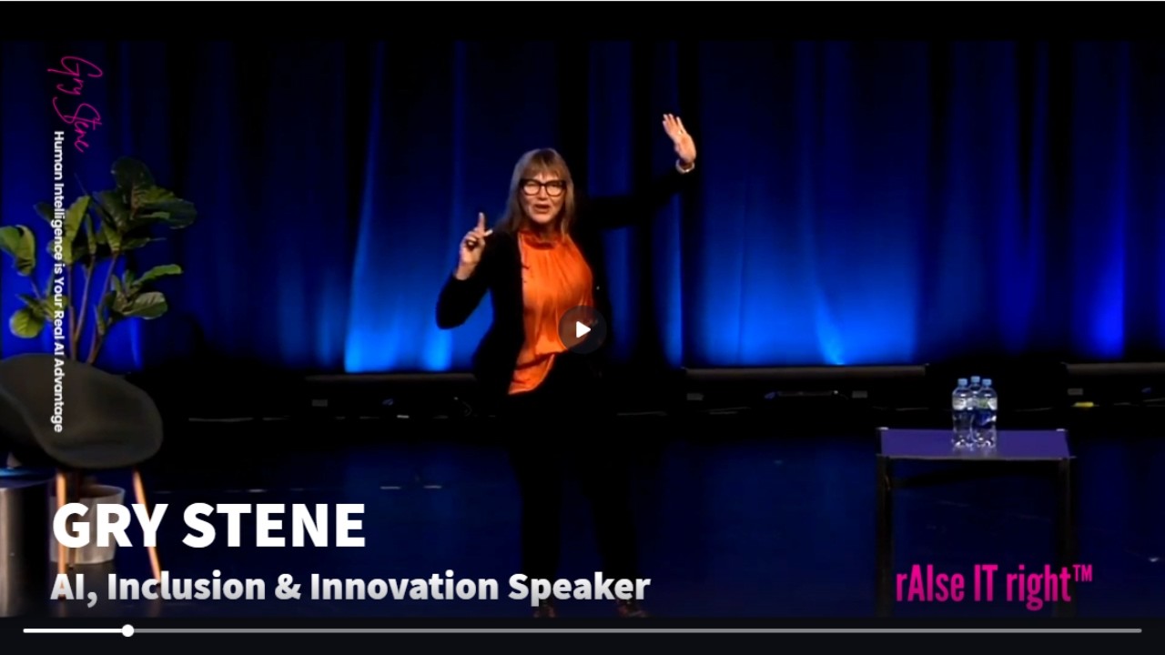 AI Leadership and Digital Transformation Speaker Reel | Gry Stene