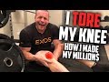 I Tore My Knee - How I Made My Millions Part 2 - College and Weider | Tiger Fitness