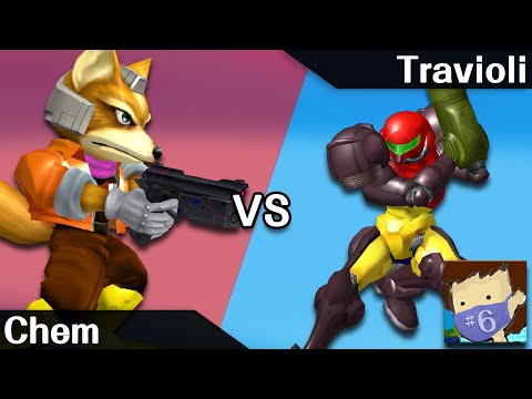 Untitled #6 - Chem (Fox) vs Travioli (Samus, Sheik, Fox) - Melee Losers Quarters