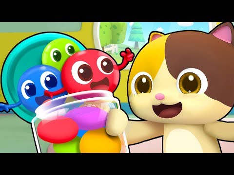 Colored Candy Brothers | Colored Candy Turns White | Christmas Song | BabyBus