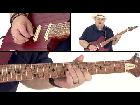 Johnny Hiland Guitar Lesson - Working Man in A Intro Breakdown - Ten Gallon Guitar