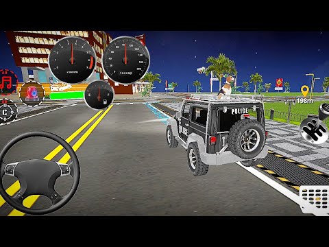 POLİCE US CİTY JEEP CİTY DRİVE SİM DRİVE | NEW POLİCE SİM CAR DRİVİNG | US POLİCE CHASE GAME