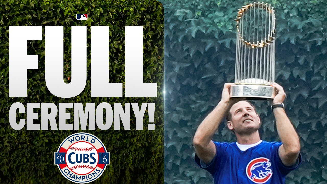 FULL CEREMONY: Cubs honor legendary 2016 World Series-winning team!