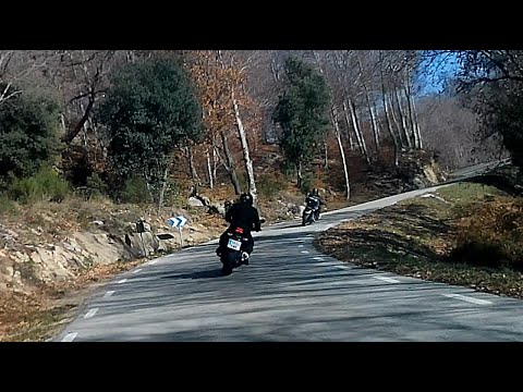 Volta matinal motorista al Vallès Oriental i al Montseny. Collformic-SantaFe. 260Km Dc.2024-12-04