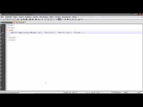 Automatischer E-Mail-Versand mit PHP - PHP 5.4 und MySQL 5.5