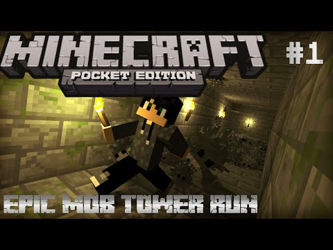 Urged1 - Minecraft PE [Adventure Map] Epic Mob Tower Run- Part 1