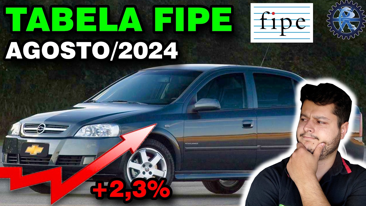 TABELA FIPE [AGOSTO/2024] | PREÇOS em QUEDA?