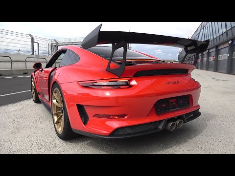 Porsche 991.2 GT3 RS with FULL Akrapovic Titanium Exhaust! Revs & Accelerations!