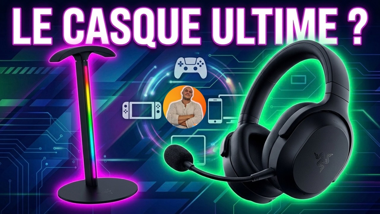 Test Razer Barracuda V2 Pro : Le Casque Ultime PS5, Xbox, Switch, PC & Smartphone !