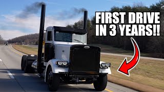 Project Peterbilt DayCab Hits the Road!!! FIRST DRIVE in 3 YEARS!!!