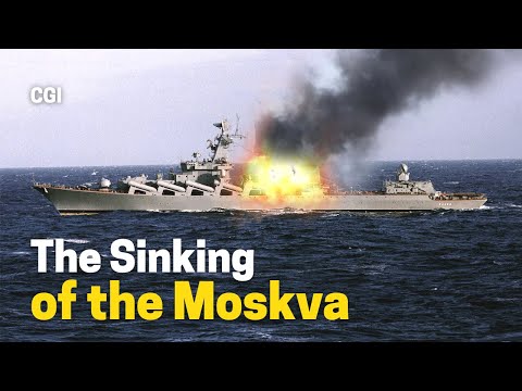 Russian cruiser Moskva has sunk! Did small missiles sink the giant Slava class cruiser in Black Sea?