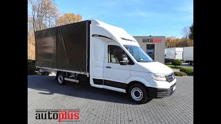 Volkswagen CRAFTER PLANDEKA 10 PALET WEBASTO TEMPOMAT LEDY  180KM [ 031703 huifzeilen vrachtwagen < 3.5t | Foto 4 - Autoline
