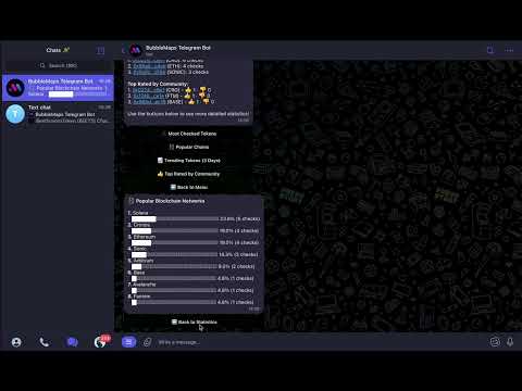 BubbleMaps Telegram Bot Demo