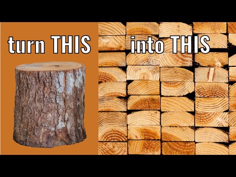I Turn a Log into Lumber Using Sawmill