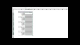How to create a Quarter formula in Excel