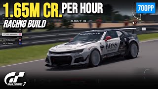 GT7 - 1,650,000 Credits per Hour - Camaro ZL1 ''LM Race Car'' 700PP Circuit Setup Tutorial