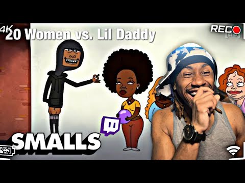 Lil daddy tripping😂  Lil Daddy: 20 Women vs Lil Daddy | adult swim smalls