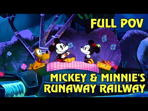 FULL POV - Mickey & Minnie's Runaway Railway at Disney's Hollywood Studios