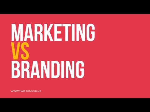 Marketing vs Branding: What is the difference - YouTube