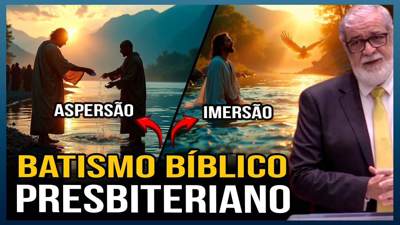 QUAL BATISMO É O CORRETO NA BÍBLIA POR JESUS CRISTO ASPERSÃO | IMERSÃO ! PASTOR AUGUSTUS NICODEMUS