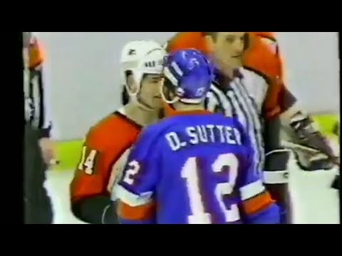 Islanders - Flyers rough stuff 3/17/85