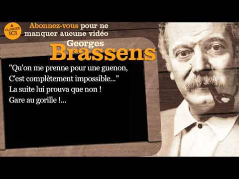 Georges Brassens - Le gorille - Paroles ( karaoké)