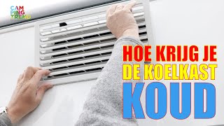 Hoe krijg je de koelkast koud? - Zo werkt de absorptiekoelkast - Campingtrend