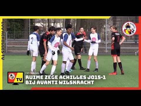 CVV Achilles TV - Sfeerbeelden Avanti W JO15-1 tegen Achilles JO15-1