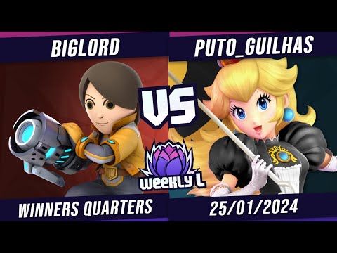 BigLord vs Puto_Guilhas -  Winners Quarters - Weekly L #97 | Mii Gunner vs Peach