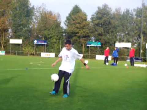 Freestyle op Clinic VV Koudekerk