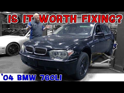 Fixing a high mile German car?! Is this '04 BMW 760LI with a V12 worth it? CAR WIZARD breaks it down