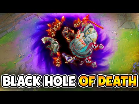 WE MADE A BLACK HOLE AND SUCKED THE ENEMIES INTO IT!